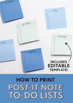 how to print on post it notes and the impact of printing technology on our daily lives